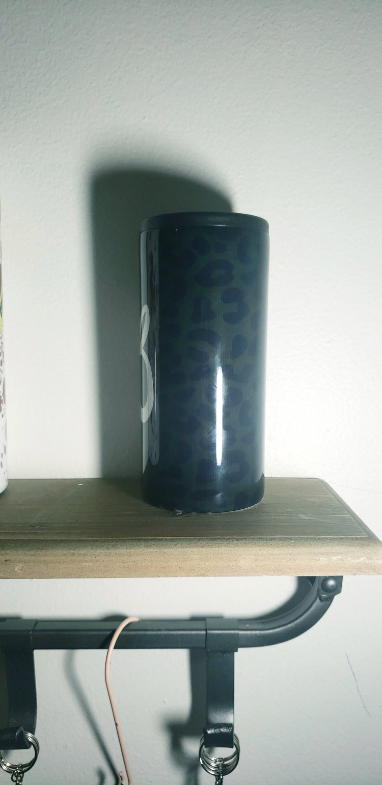 Custom Skinny Beverage Insulator // Stainless Steel Can Hugger // Custom Sublimation Tumbler