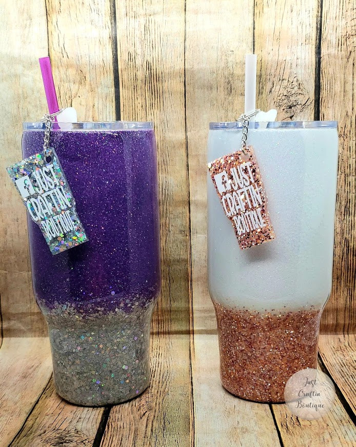 Custom Two-Glitter Tumbler Checkout // Custom Sealed Tumbler