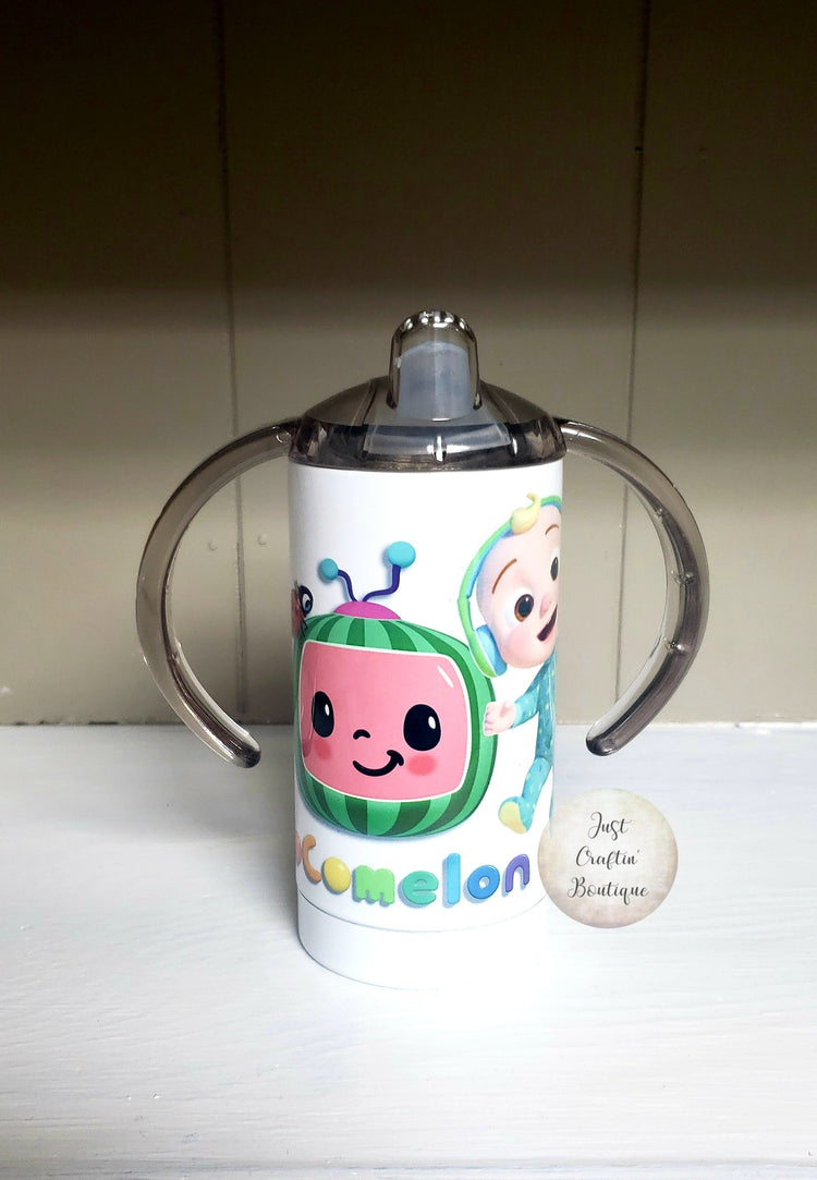 Custom Toddler Double Handled Sippy Cup // Non-Leak Sublimated Tumbler Sippy