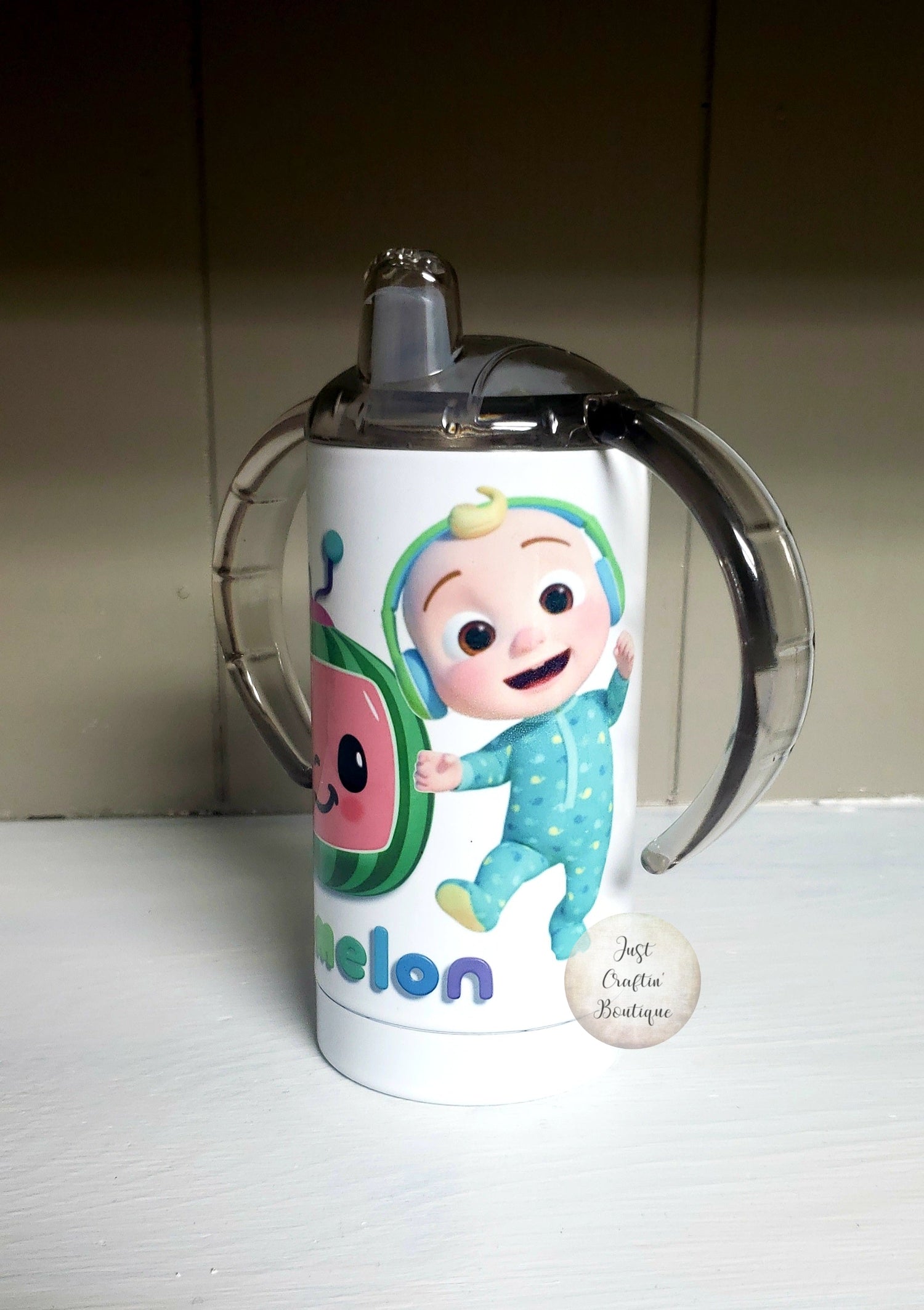 Custom Toddler Double Handled Sippy Cup // Non-Leak Sublimated Tumbler –  Just Craftin' Boutique