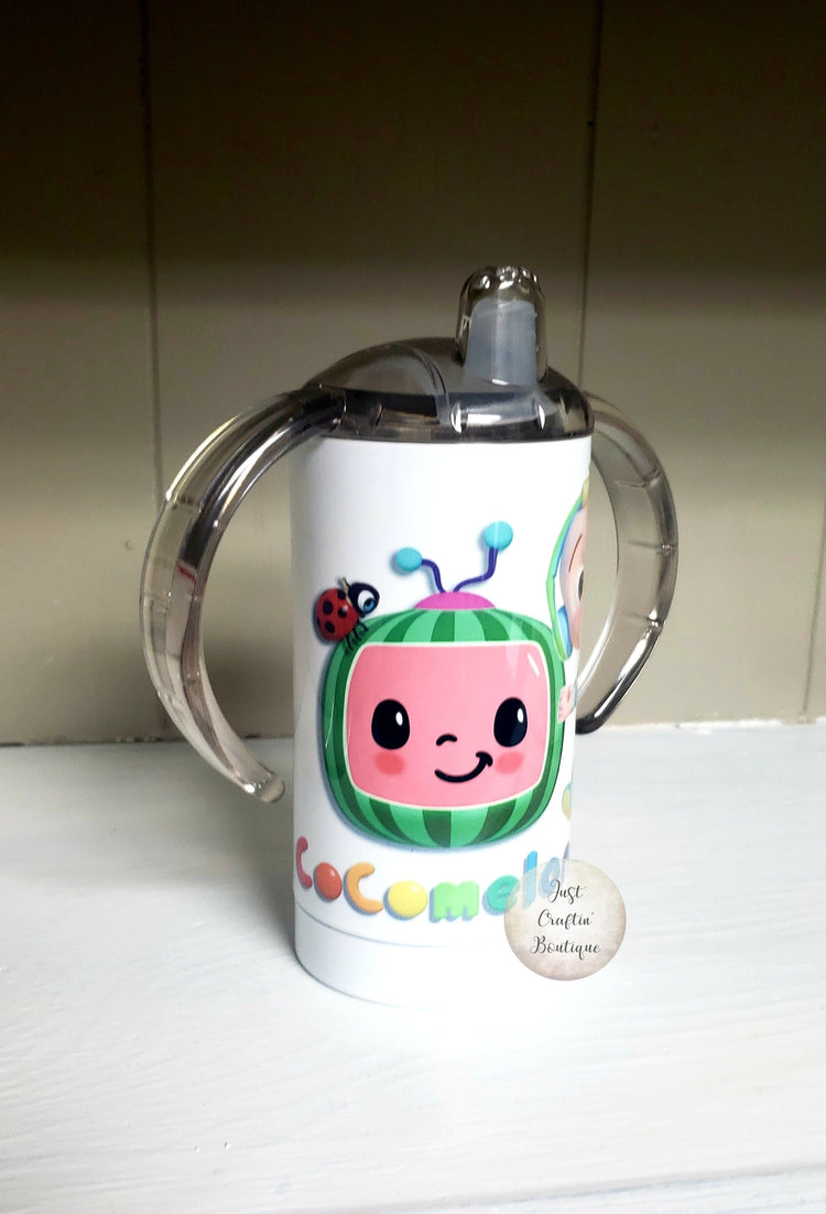 Custom Toddler Double Handled Sippy Cup // Non-Leak Sublimated Tumbler Sippy