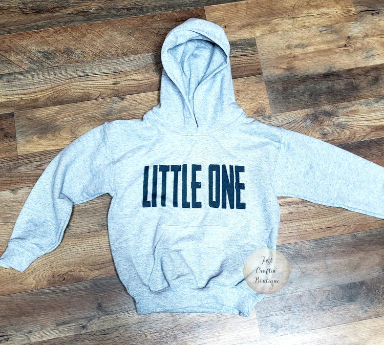 LITTLE ONE / BIG ONE // Custom Brothers / Friends Hooded Sweat Shirt // Fleece Hooded Youth Sweatshirt