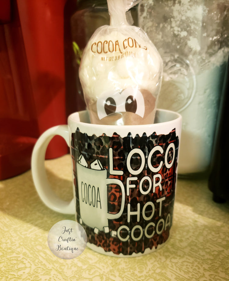 Loco For Hot Cocoa Mug // Custom Christmas Mug