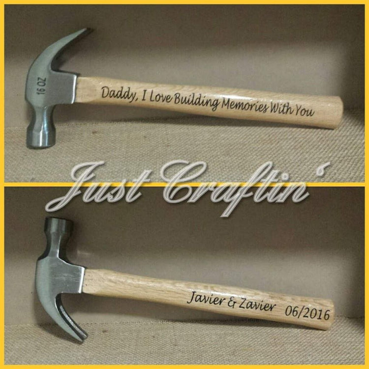 Daddy, I Love Building Memories With You // Custom Hammer // Gift For Dad